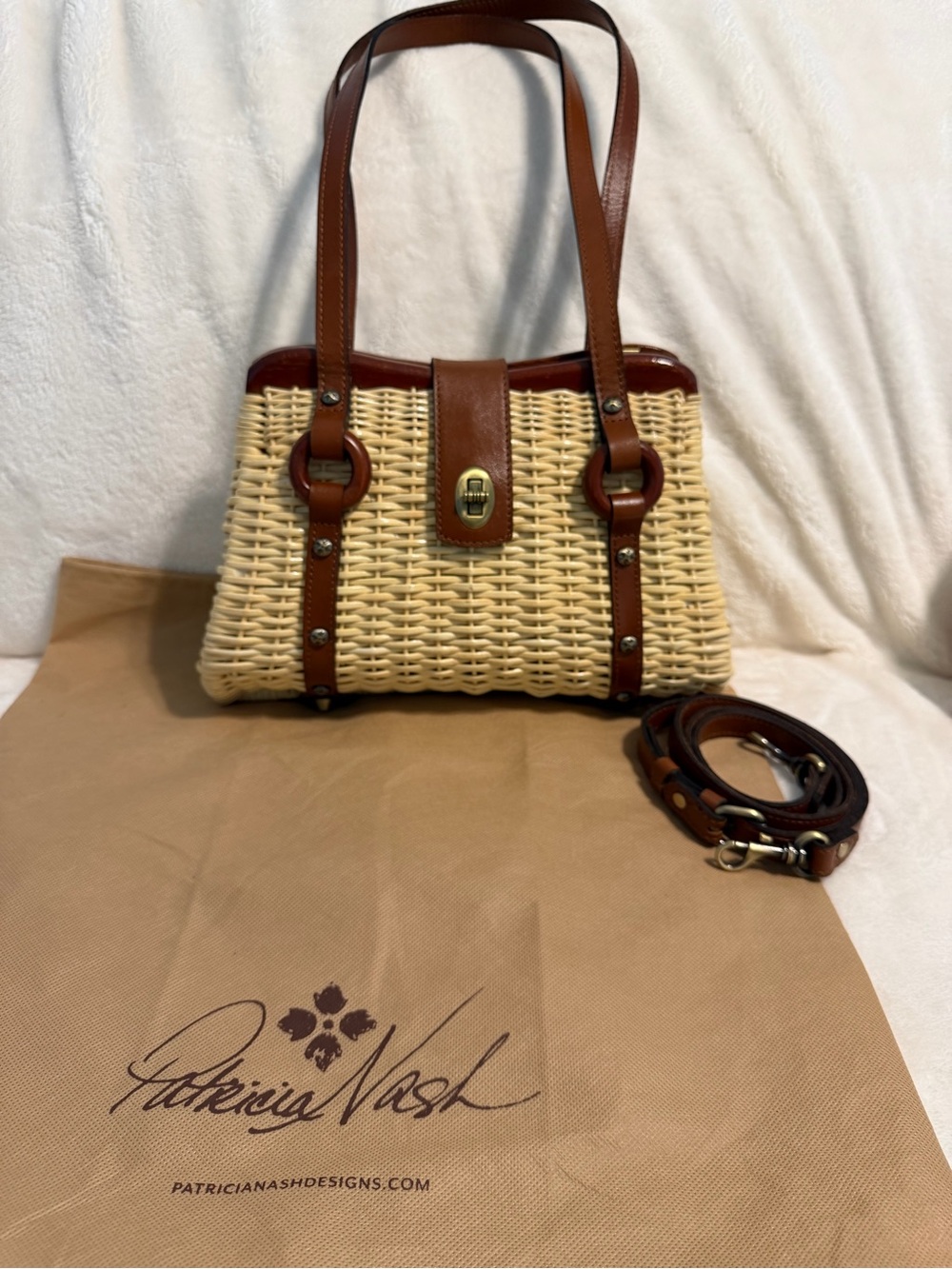 Patricia Nash Natural Straw Bag